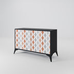 HAZY NOSTALGIA Sideboard mit 2 Türen in Schwarz
