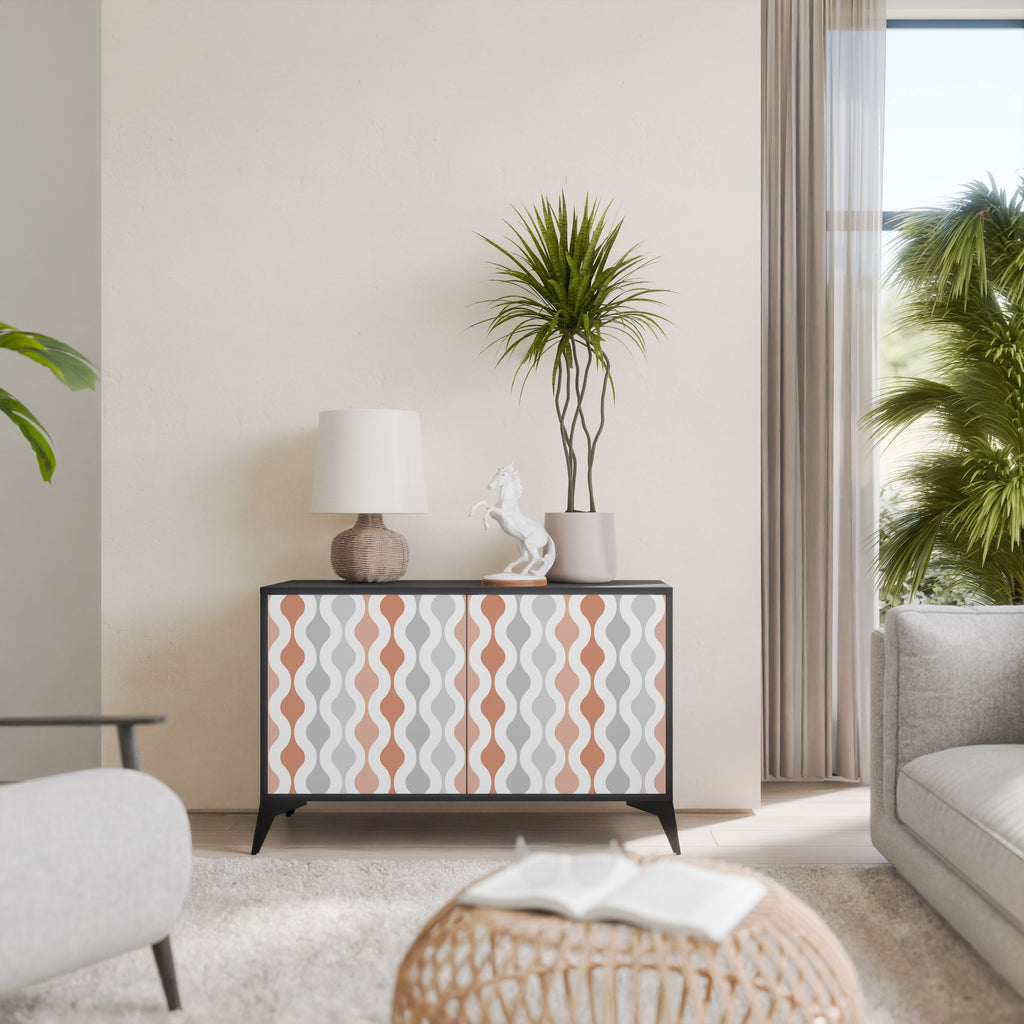 HAZY NOSTALGIA Sideboard mit 2 Türen in Schwarz