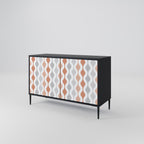 HAZY NOSTALGIA Sideboard mit 2 Türen in Schwarz