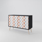 HAZY NOSTALGIA Sideboard mit 2 Türen in Schwarz
