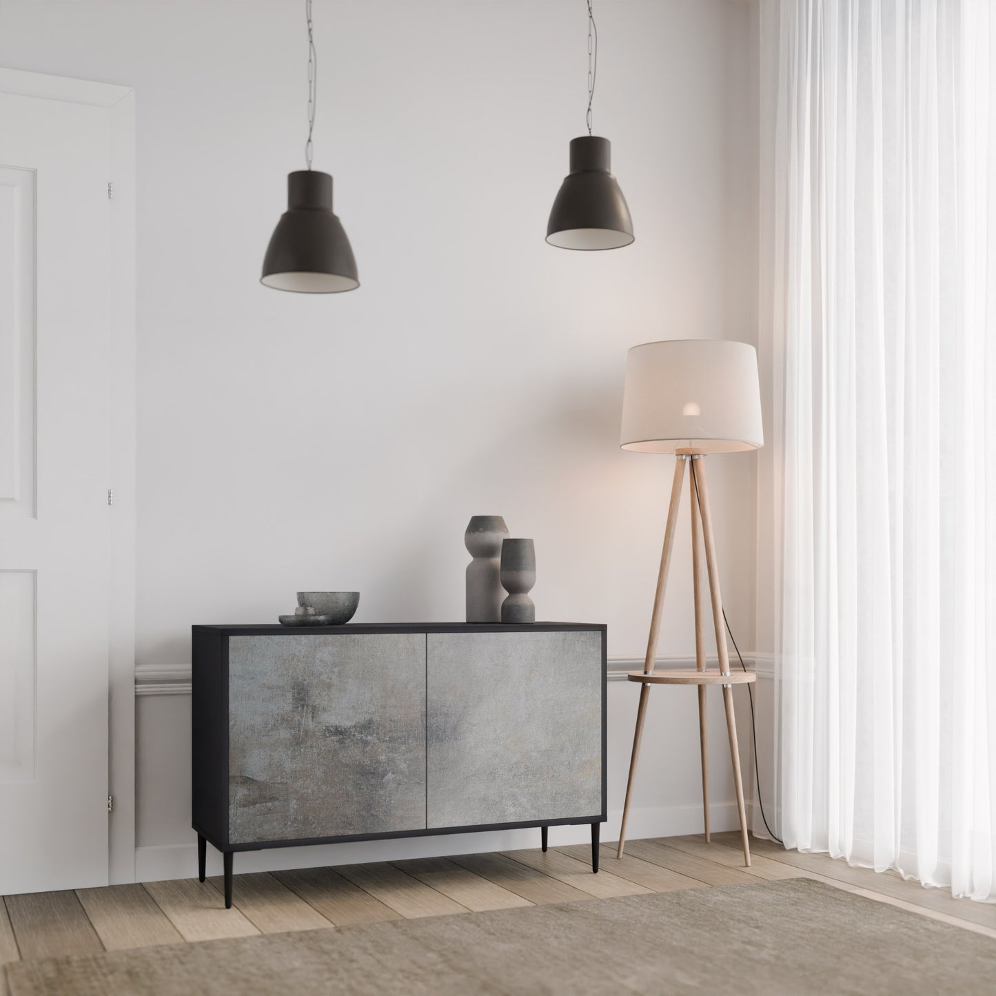 CONCRETE WALL 2-türiges Sideboard