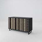 AZTEC 2-Door Sideboard in Black Finish