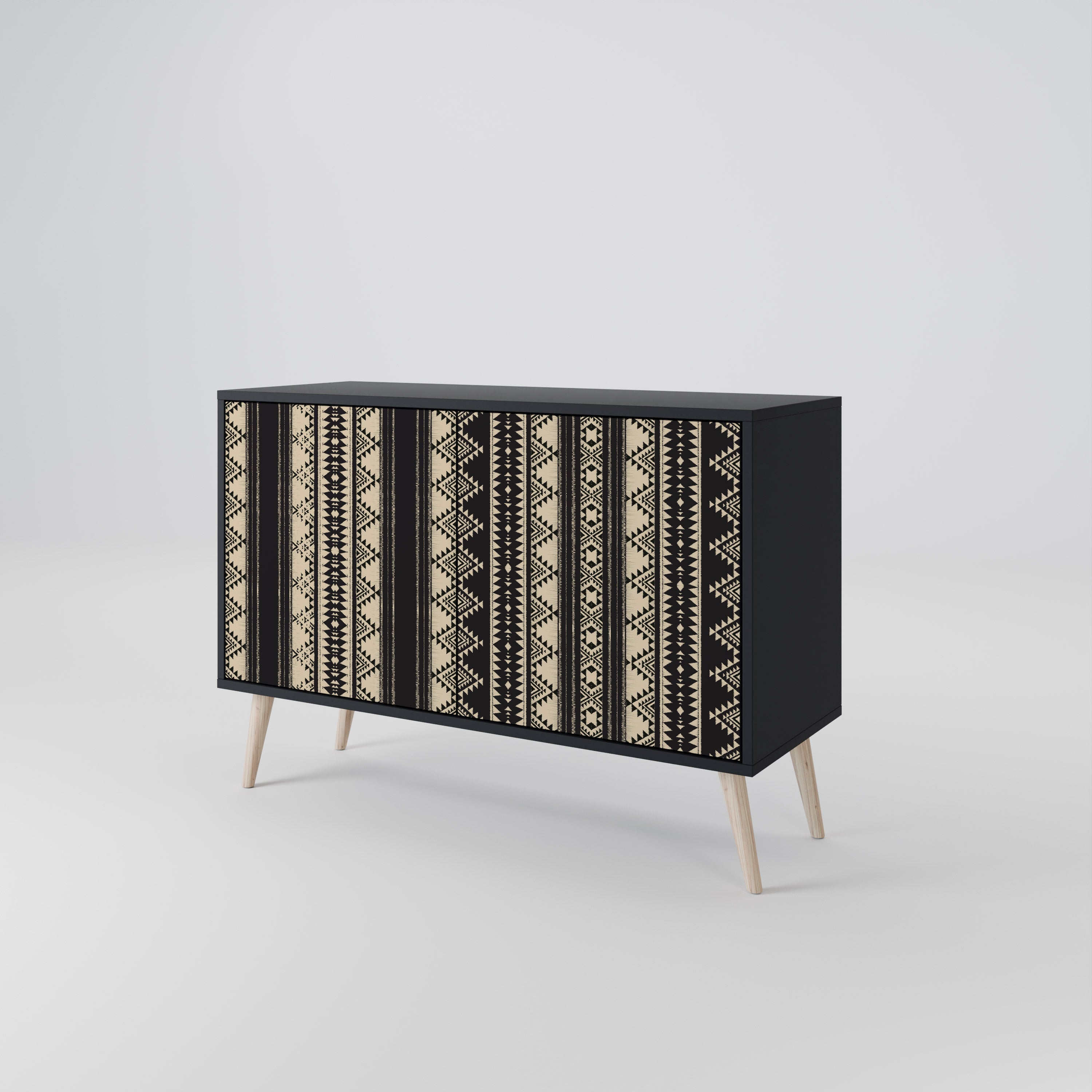 AZTEC 2-Door Sideboard in Black Finish