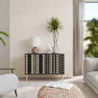 AZTEC 2-Door Sideboard in Black Finish