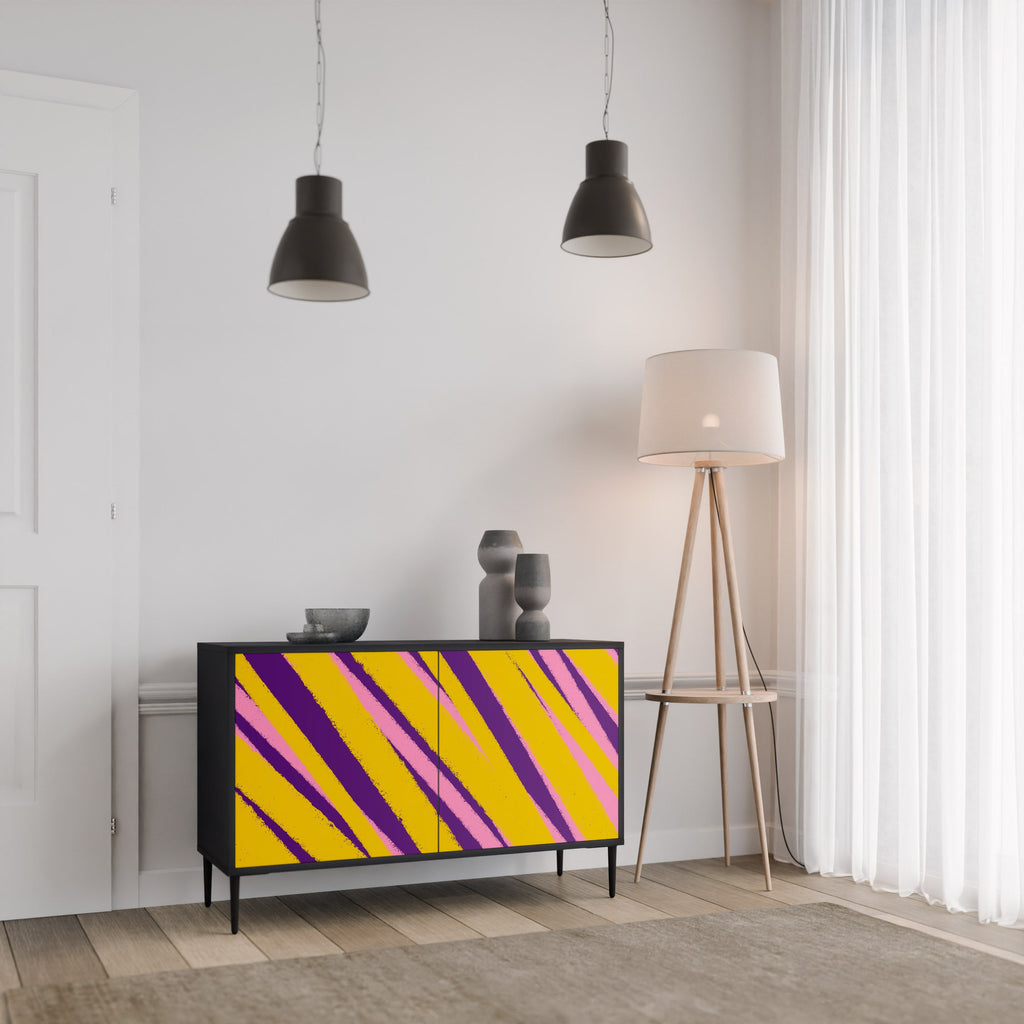 DREAMS COME TRUE 2-Door Sideboard in Black Finish