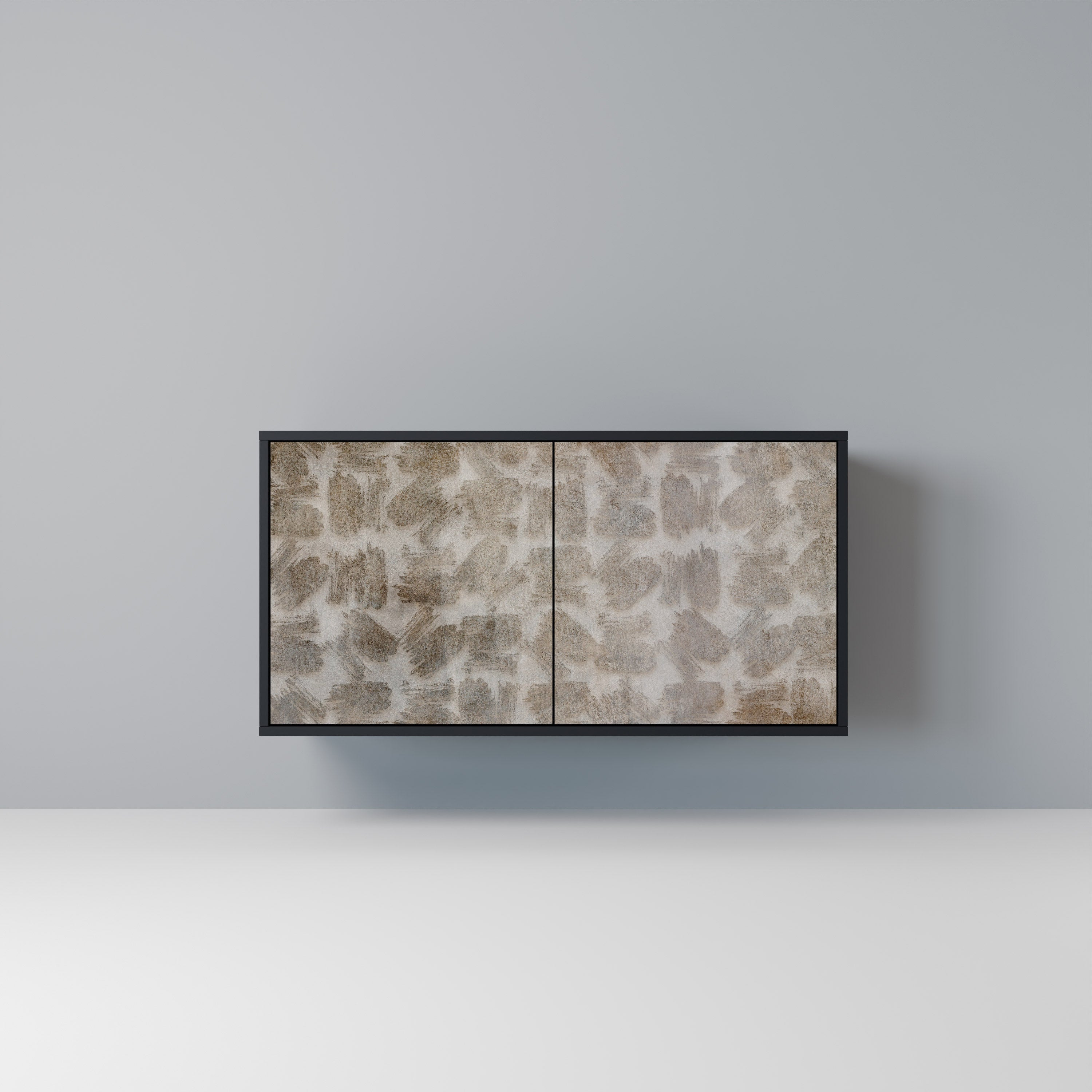 SLIGHTLY BLURRED 2-Door Sideboard in Black Finish