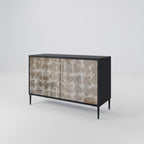 SLIGHTLY BLURRED 2-Door Sideboard in Black Finish