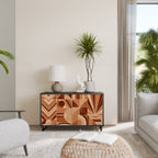 PRISM MOSAIC 2-Door Sideboard in Black Finish