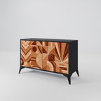 PRISM MOSAIC 2-Door Sideboard in Black Finish