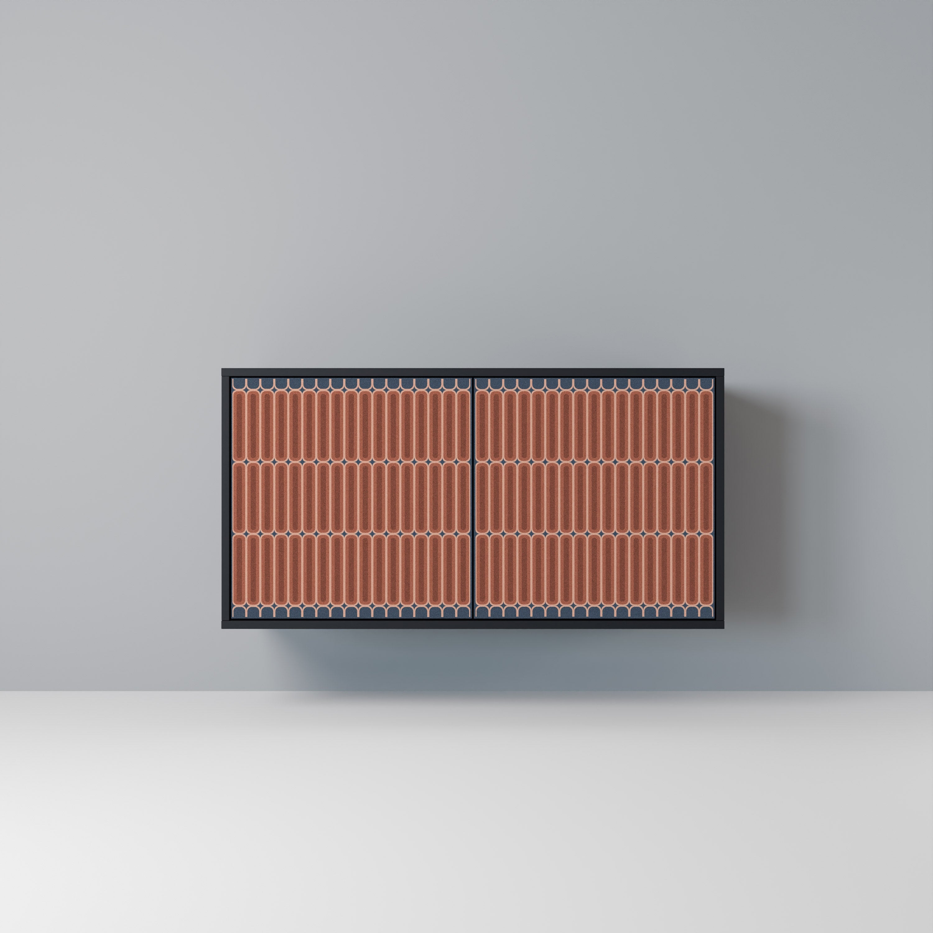 HYPNOTIC GATE 2-Door Sideboard in Black Finish