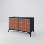 HYPNOTIC GATE 2-Door Sideboard in Black Finish