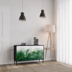 EXPENSIVE NATURE 2-Door Sideboard in Black Finish