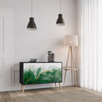 EXPENSIVE NATURE 2-Door Sideboard in Black Finish