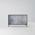 MUTED ARC 2-Door Sideboard in Black Finish