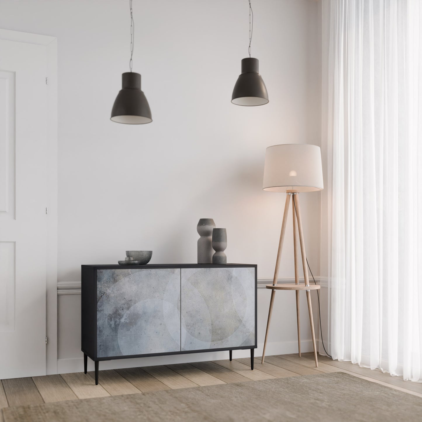 MUTED ARC 2-türiges Sideboard