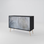 MUTED ARC 2-Door Sideboard in Black Finish