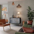 MUTED ARC 2-Door Sideboard in Black Finish