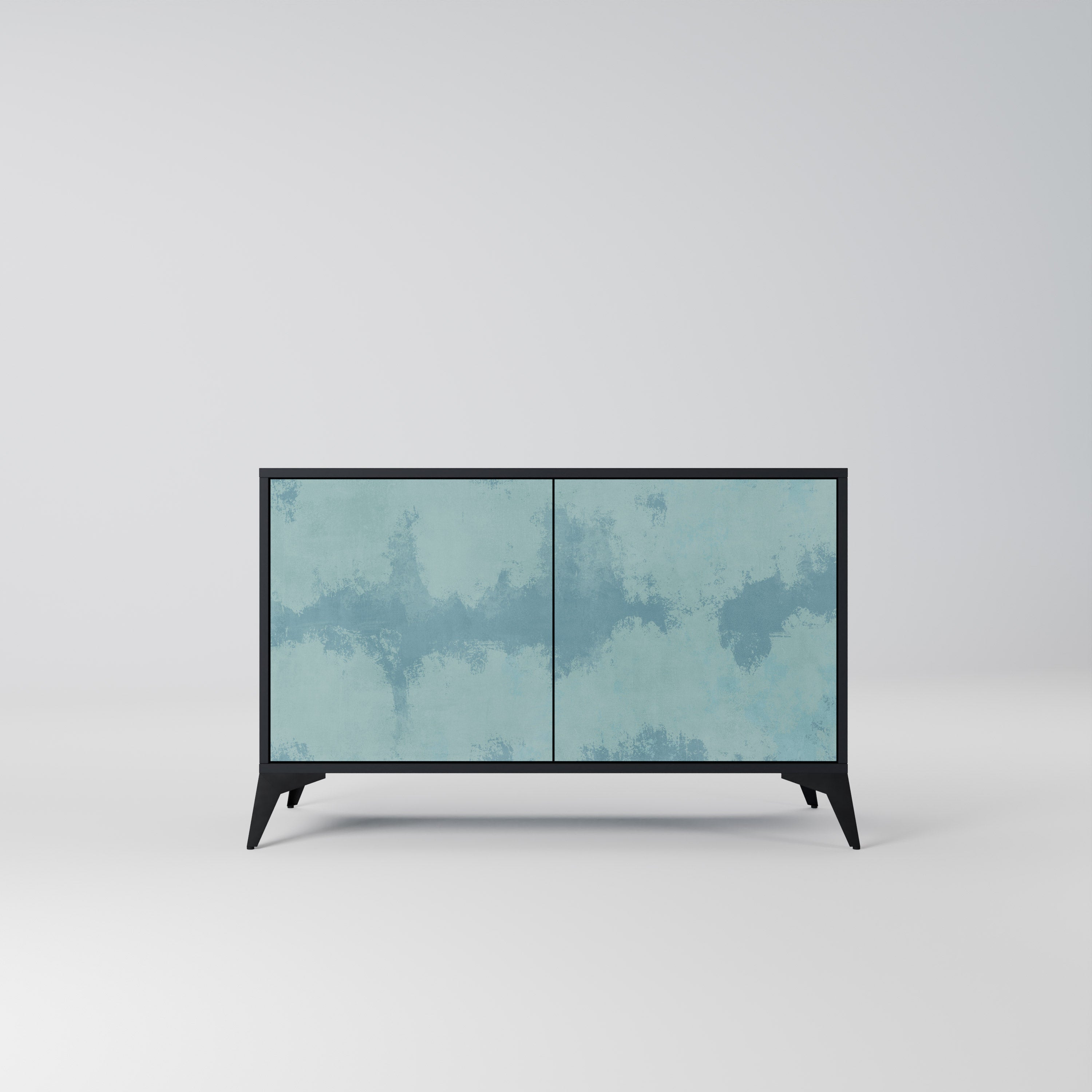 SKY WASH 2-Door Sideboard in Black Finish