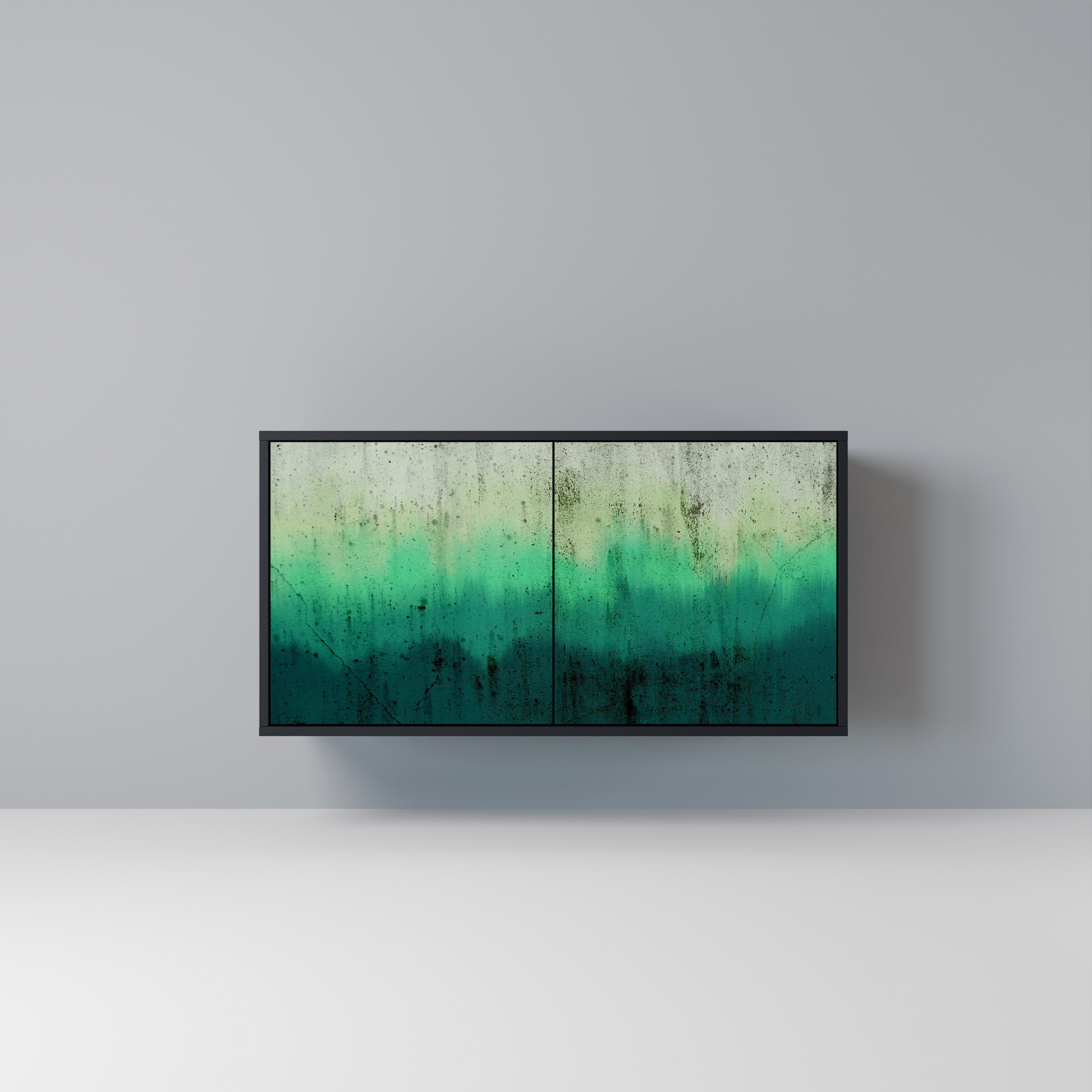 NORTHERN LIGHTS 2-Door Sideboard in Black Finish