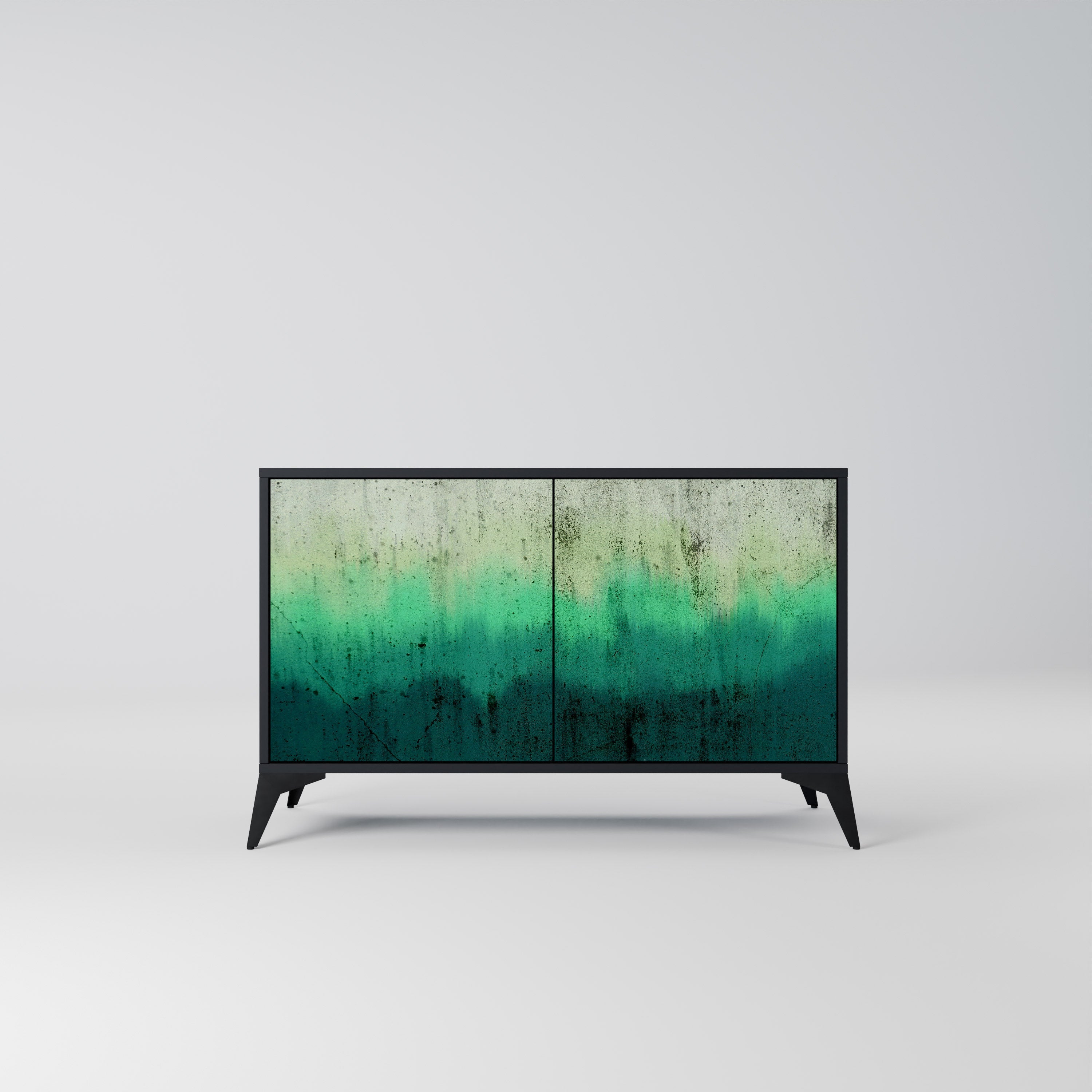 NORTHERN LIGHTS 2-Door Sideboard in Black Finish