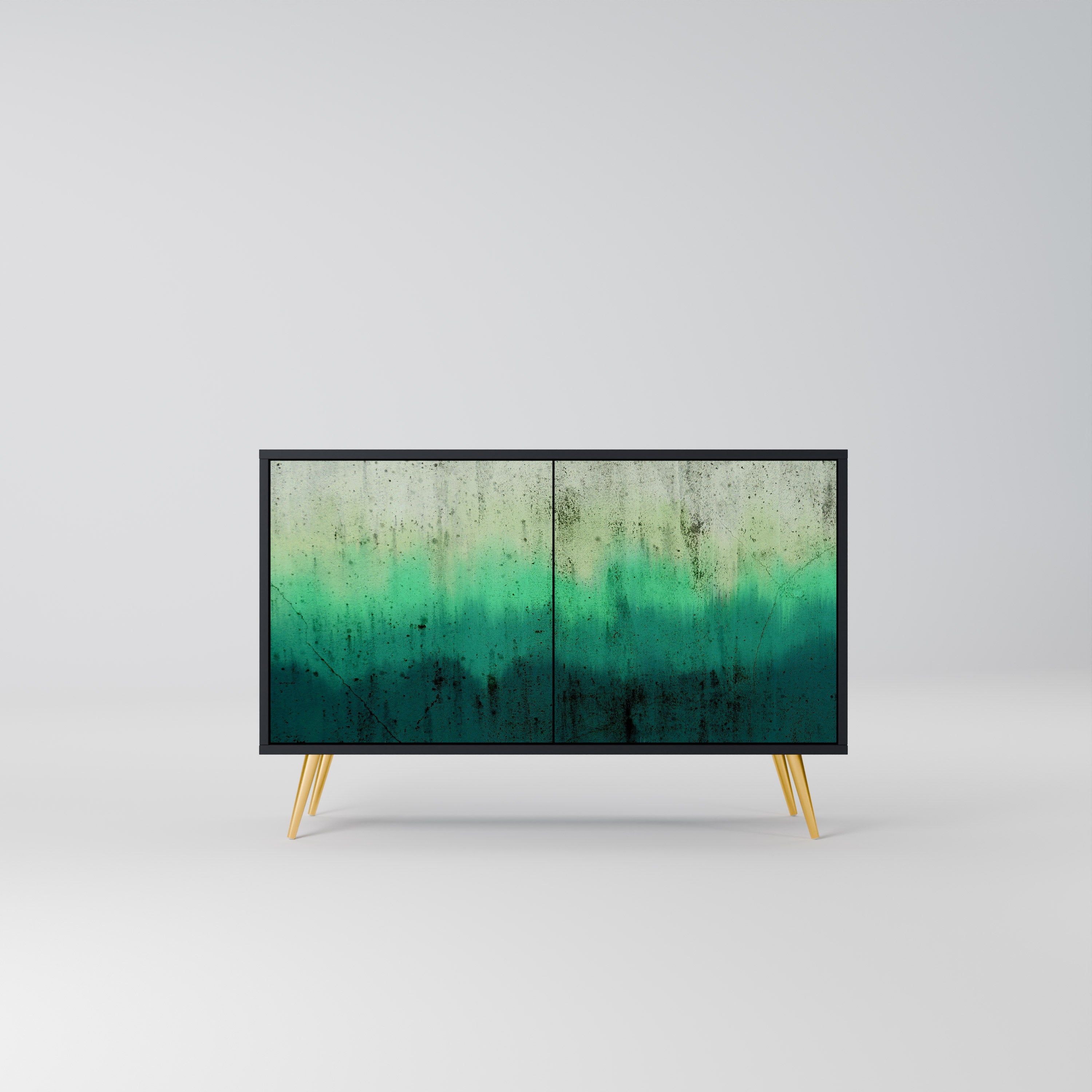 NORTHERN LIGHTS 2-Door Sideboard in Black Finish