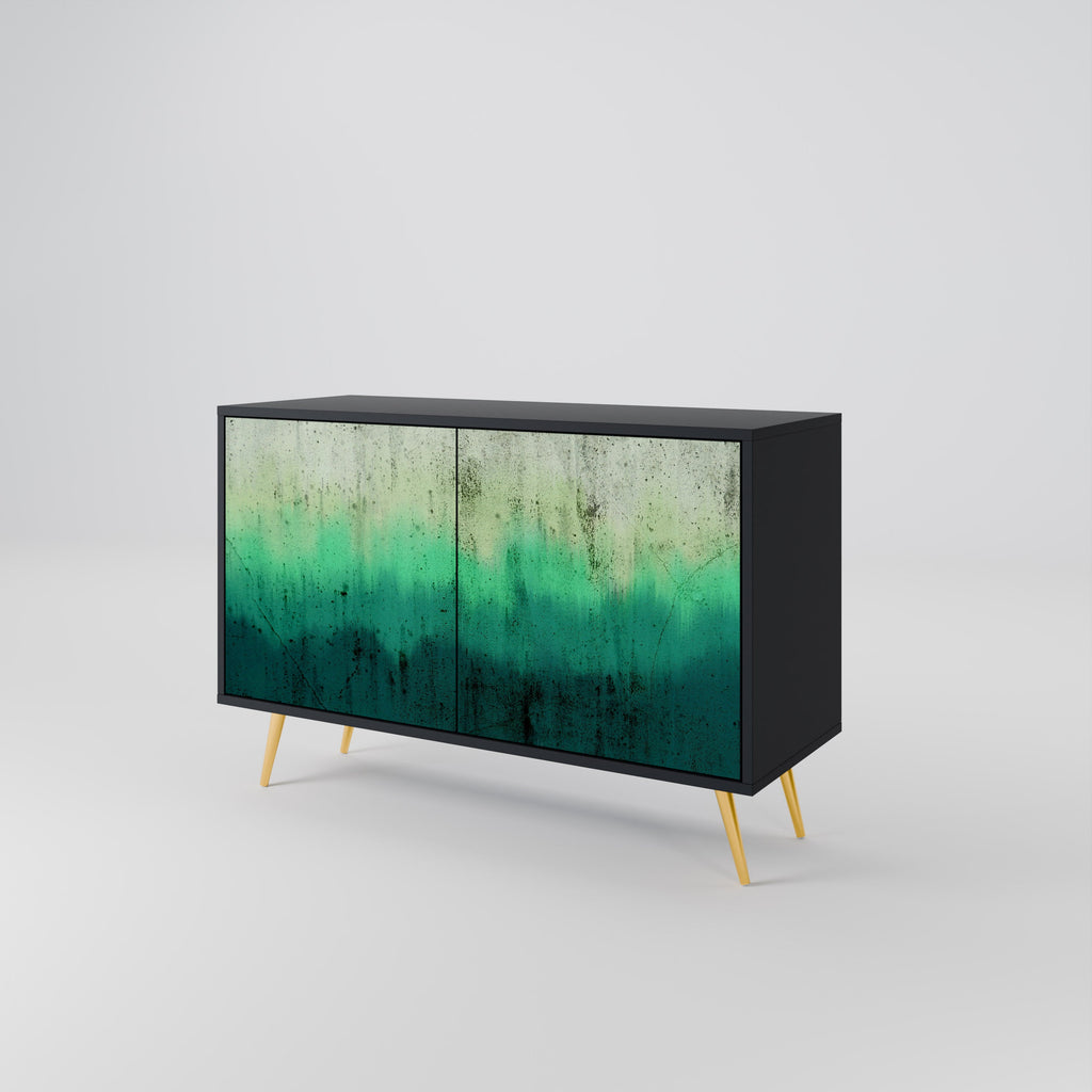 NORTHERN LIGHTS 2-Door Sideboard in Black Finish