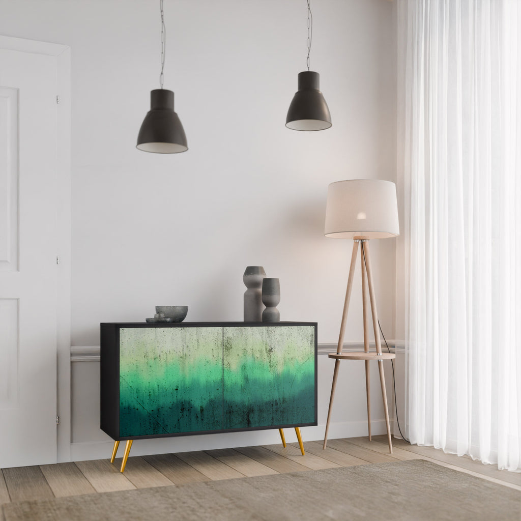 NORTHERN LIGHTS 2-Door Sideboard in Black Finish