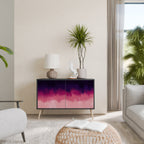 AURORA BOREALIS 2-Door Sideboard in Black Finish