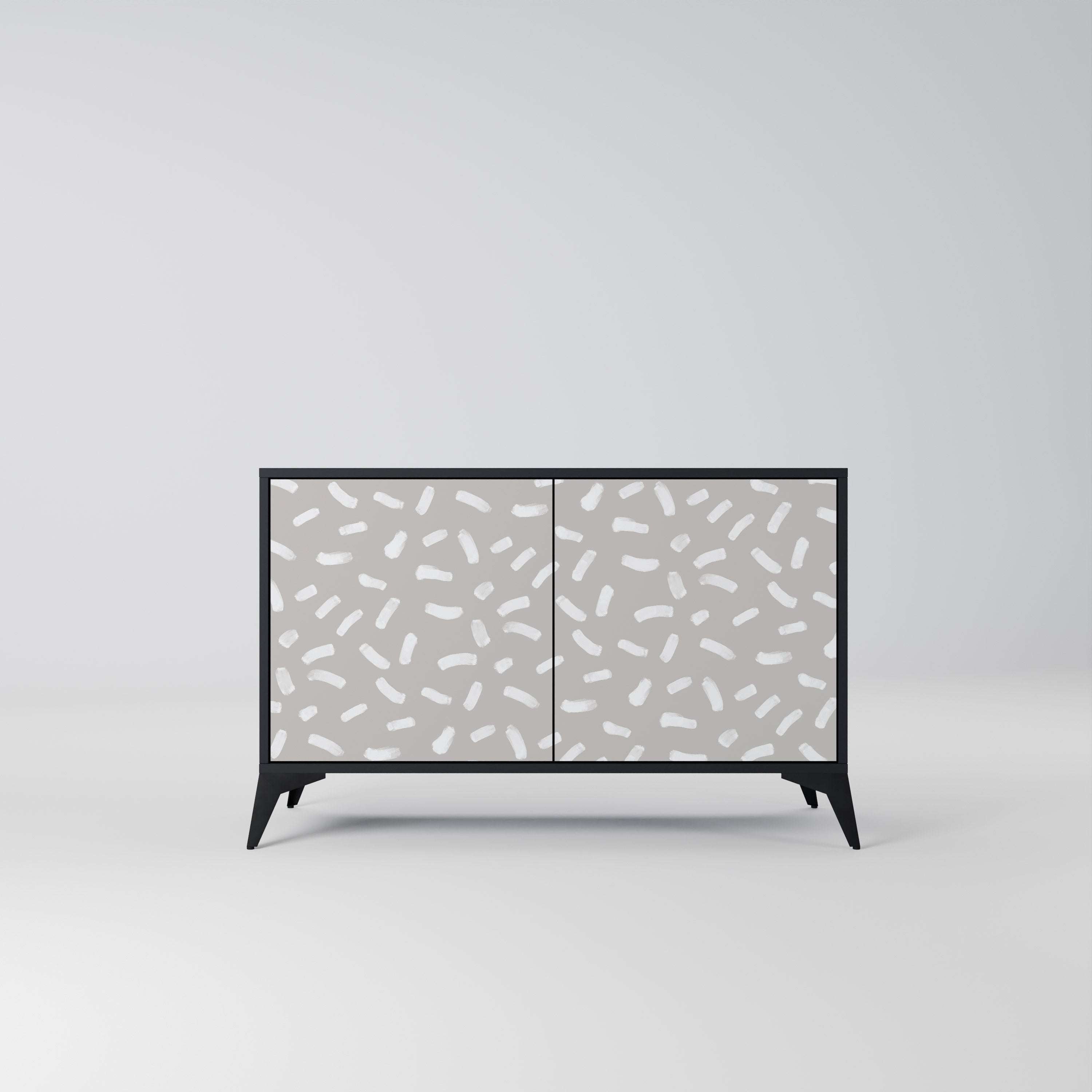 PASSING SECONDS 2-Door Sideboard in Black Finish
