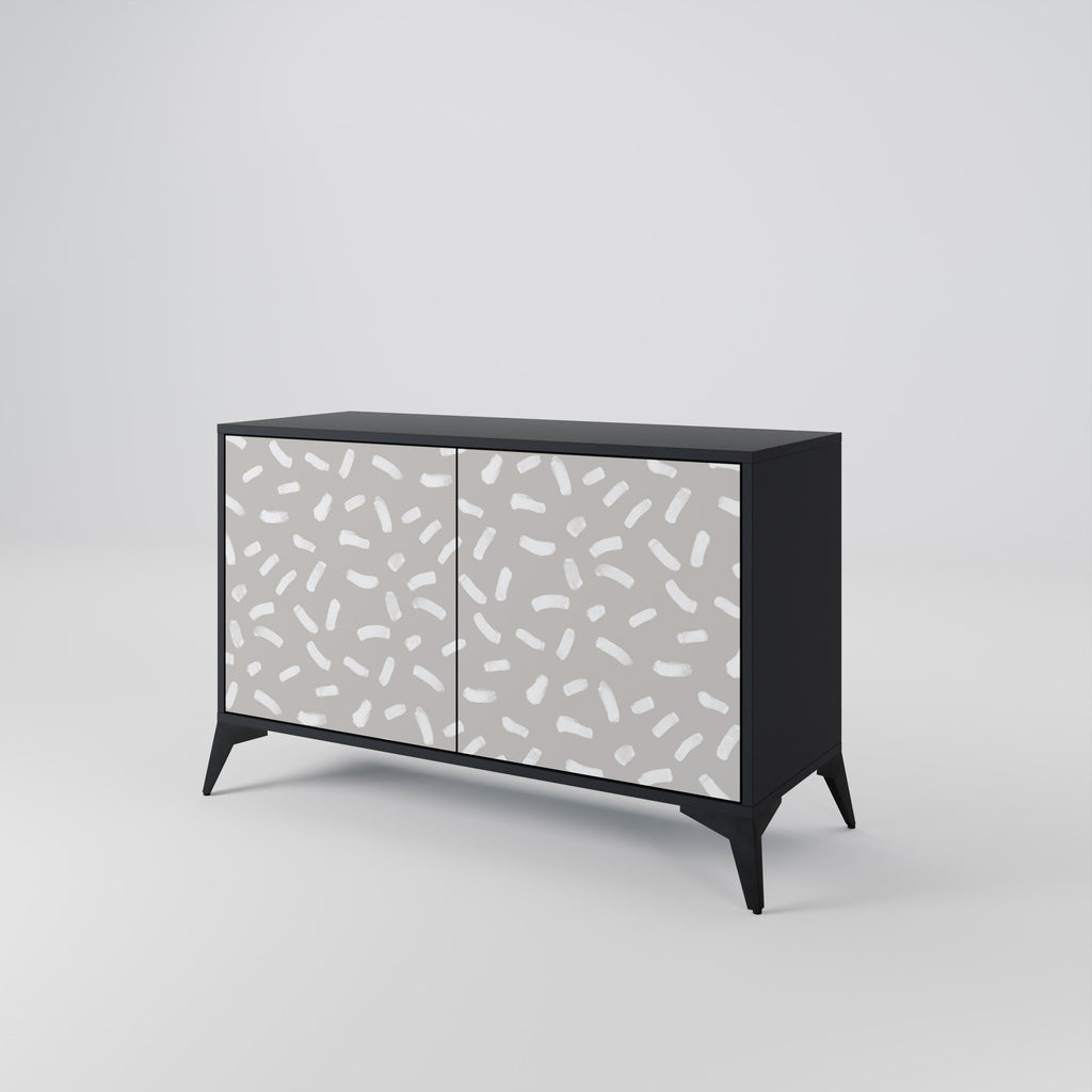 PASSING SECONDS 2-Door Sideboard in Black Finish