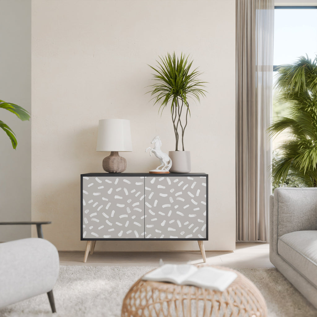 PASSING SECONDS 2-Door Sideboard in Black Finish