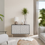 PASSING SECONDS 2-Door Sideboard in Black Finish