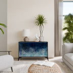 CELESTIAL FALL 2-Door Sideboard in Black Finish