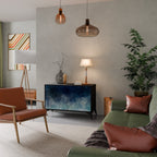 CELESTIAL FALL 2-Door Sideboard in Black Finish