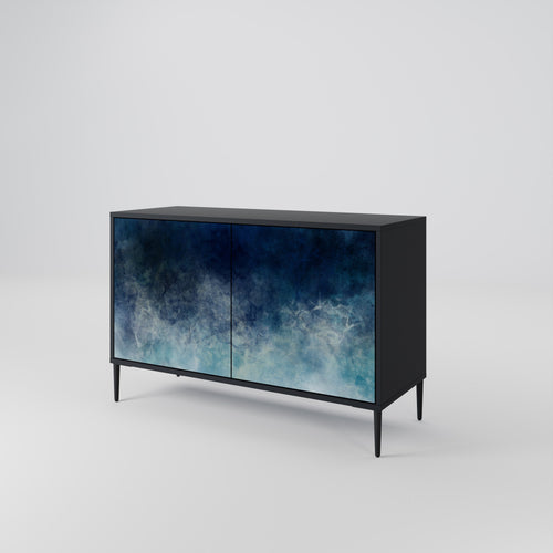 CELESTIAL FALL Sideboard mit 2 Türen in Schwarz