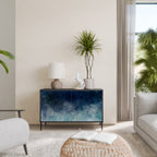 CELESTIAL FALL 2-Door Sideboard in Black Finish