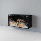 MARBLE OF TOMMORROW 2-Door Sideboard in Black Finish