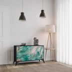 ABSTRACT ALCHEMY Sideboard mit 2 Türen in Schwarz