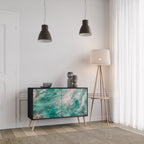 ABSTRACT ALCHEMY Sideboard mit 2 Türen in Schwarz