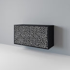 BLINDING LIGHTS 2-Door Sideboard in Black Finish
