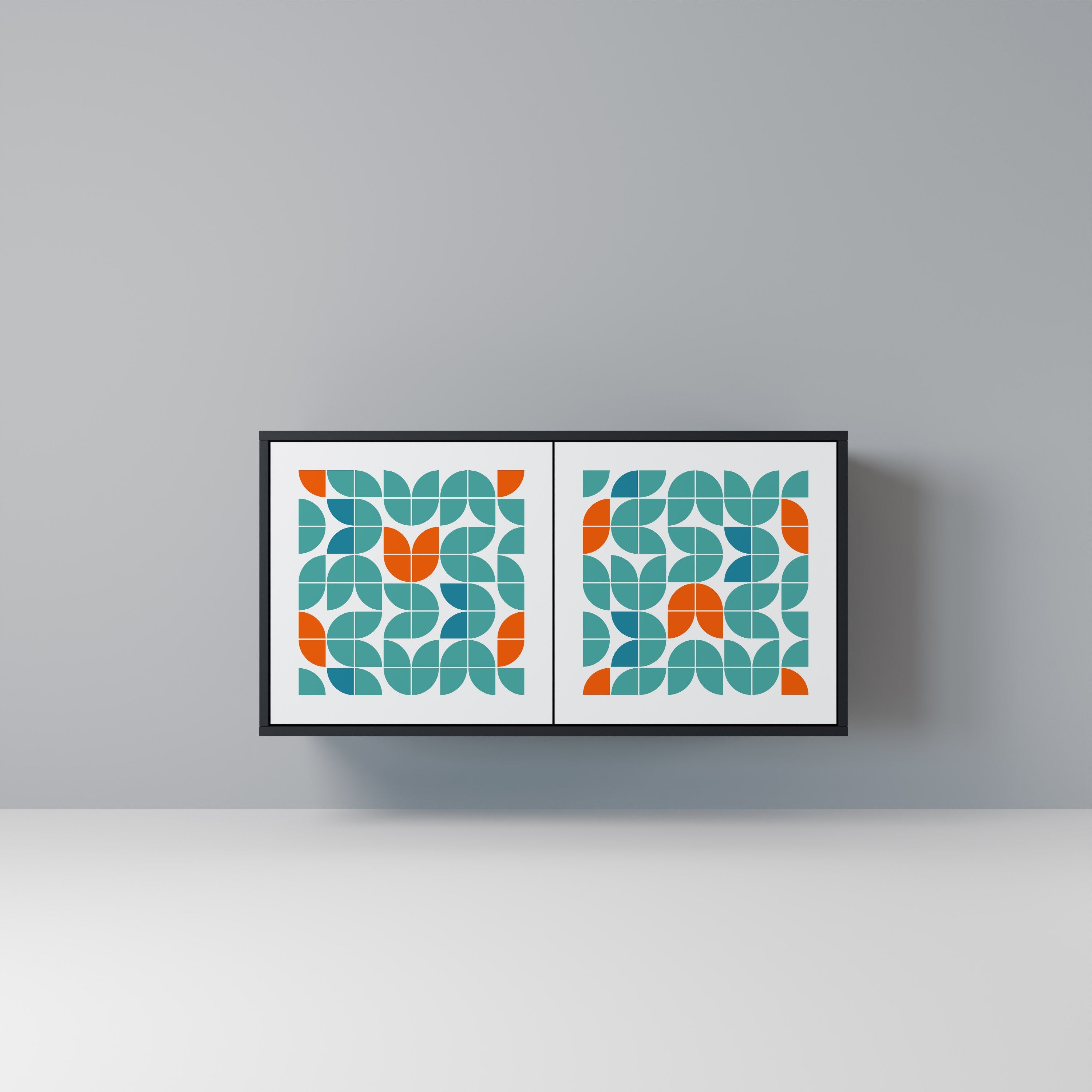 BE THE CHANGE 2-Door Sideboard in Black Finish