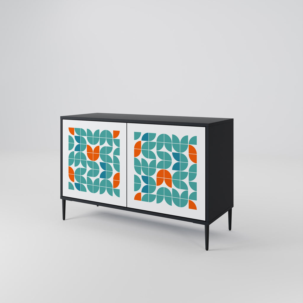 BE THE CHANGE 2-Door Sideboard in Black Finish