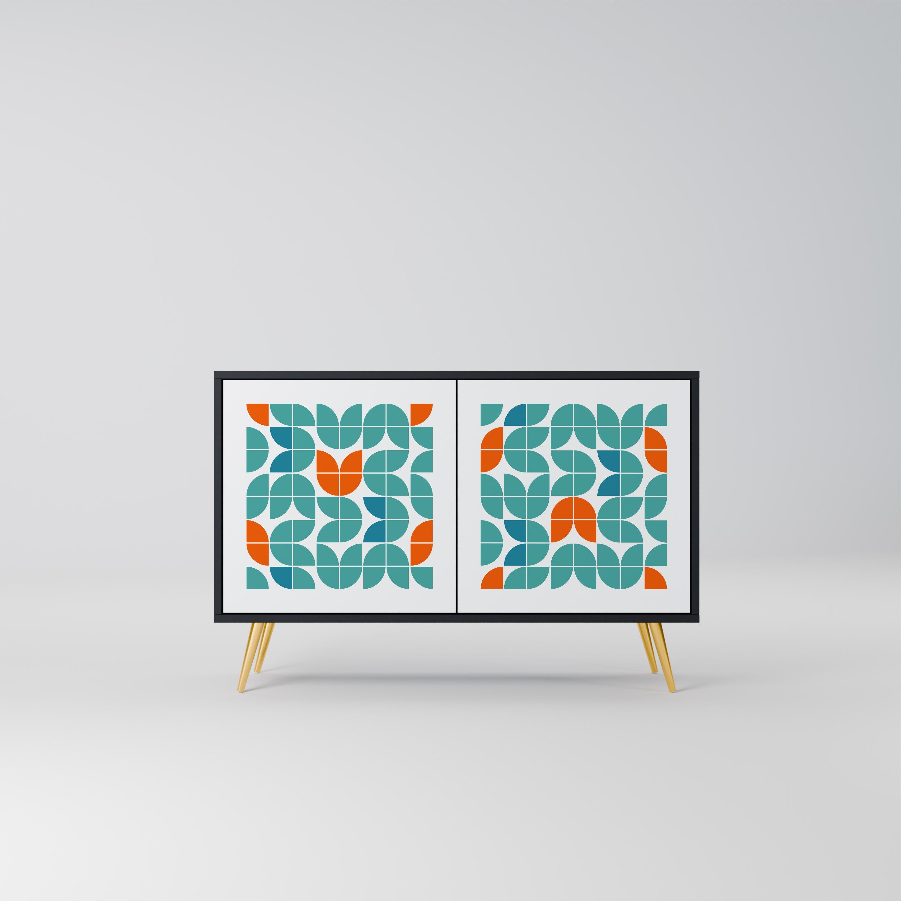 BE THE CHANGE 2-Door Sideboard in Black Finish