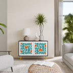 BE THE CHANGE 2-Door Sideboard in Black Finish