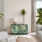 SUCCULENT CLUSTER 2-Door Sideboard in Black Finish