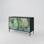 SUCCULENT CLUSTER 2-Door Sideboard in Black Finish