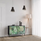 SUCCULENT CLUSTER 2-Door Sideboard in Black Finish