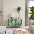 SUCCULENT CLUSTER 2-Door Sideboard in Black Finish