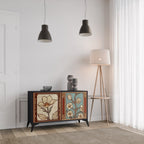 TIMELESS FLORA 2-Door Sideboard in Black Finish