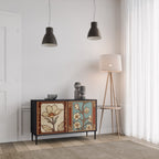 TIMELESS FLORA 2-Door Sideboard in Black Finish
